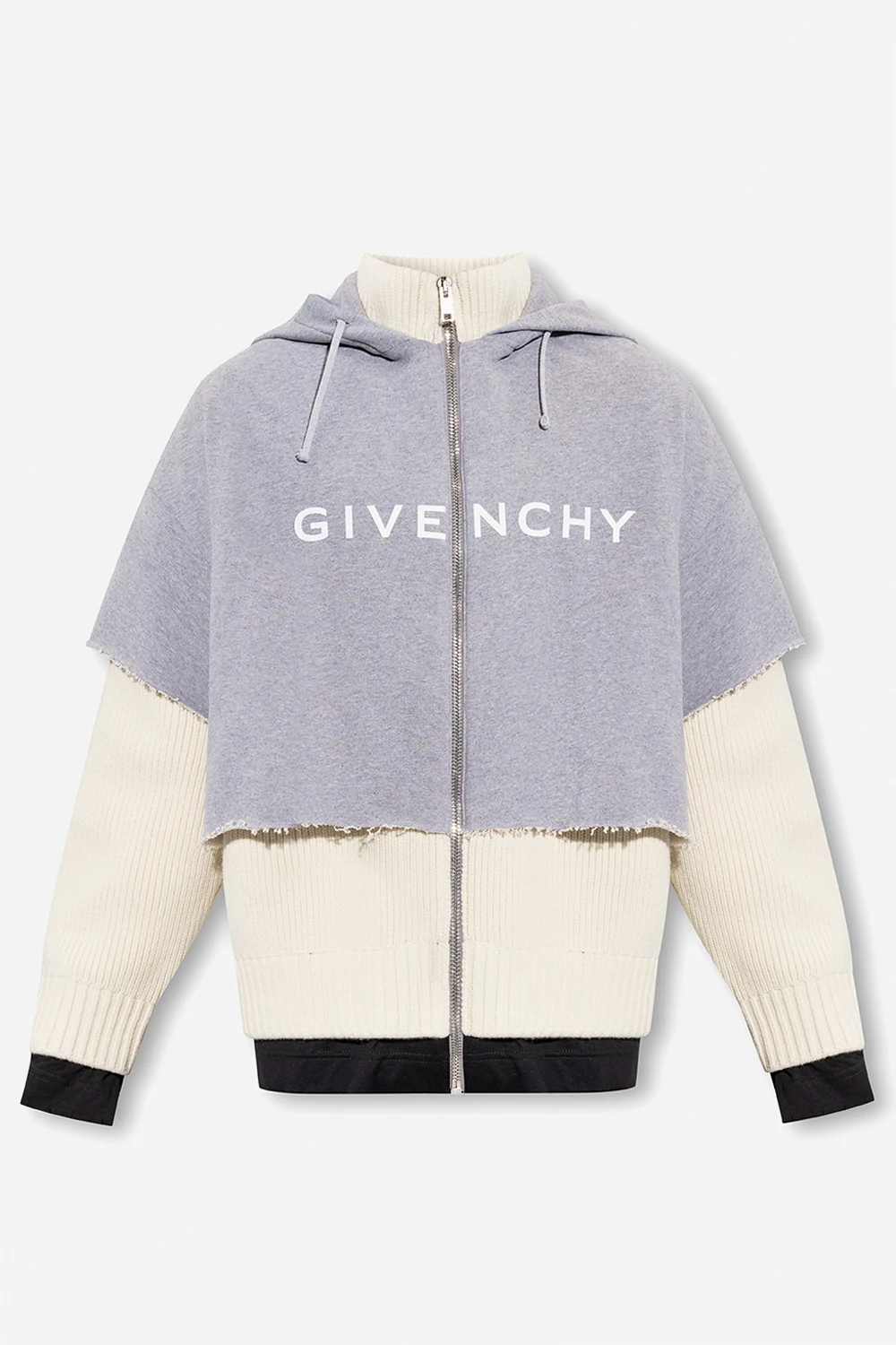 Bluza z łączonych materiałów