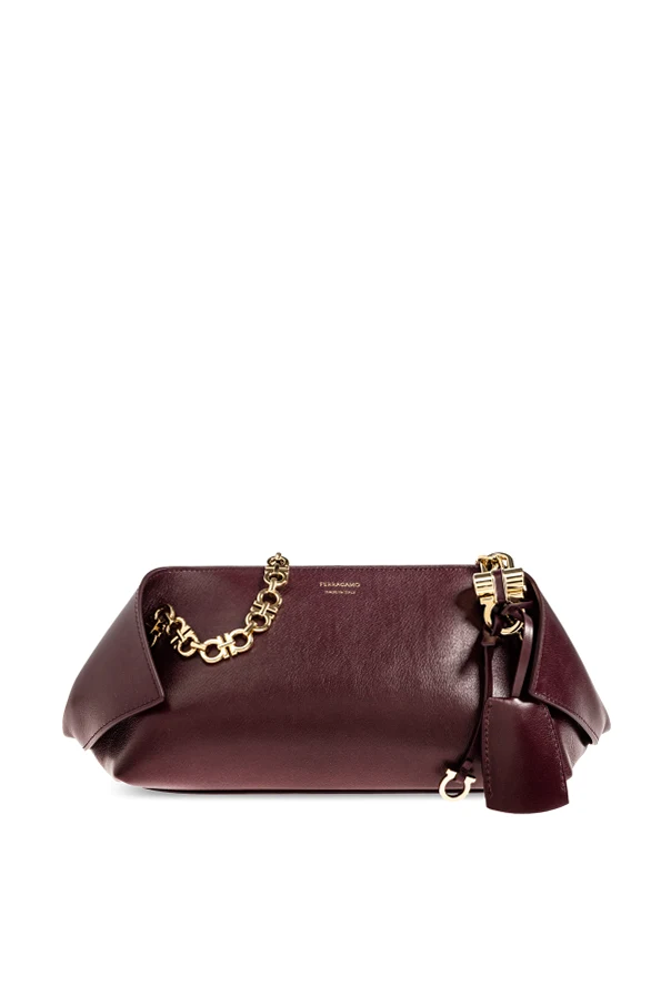 LILA Schultertasche „Folded Small“