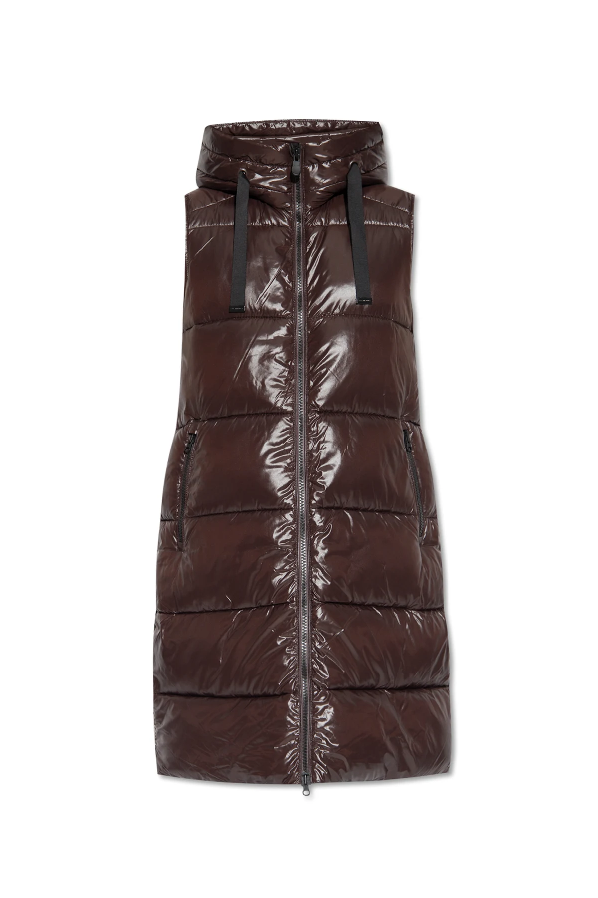 ‘Iria’ quilted vest with hood