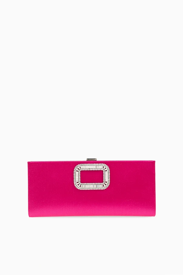 PINK Satin clutch