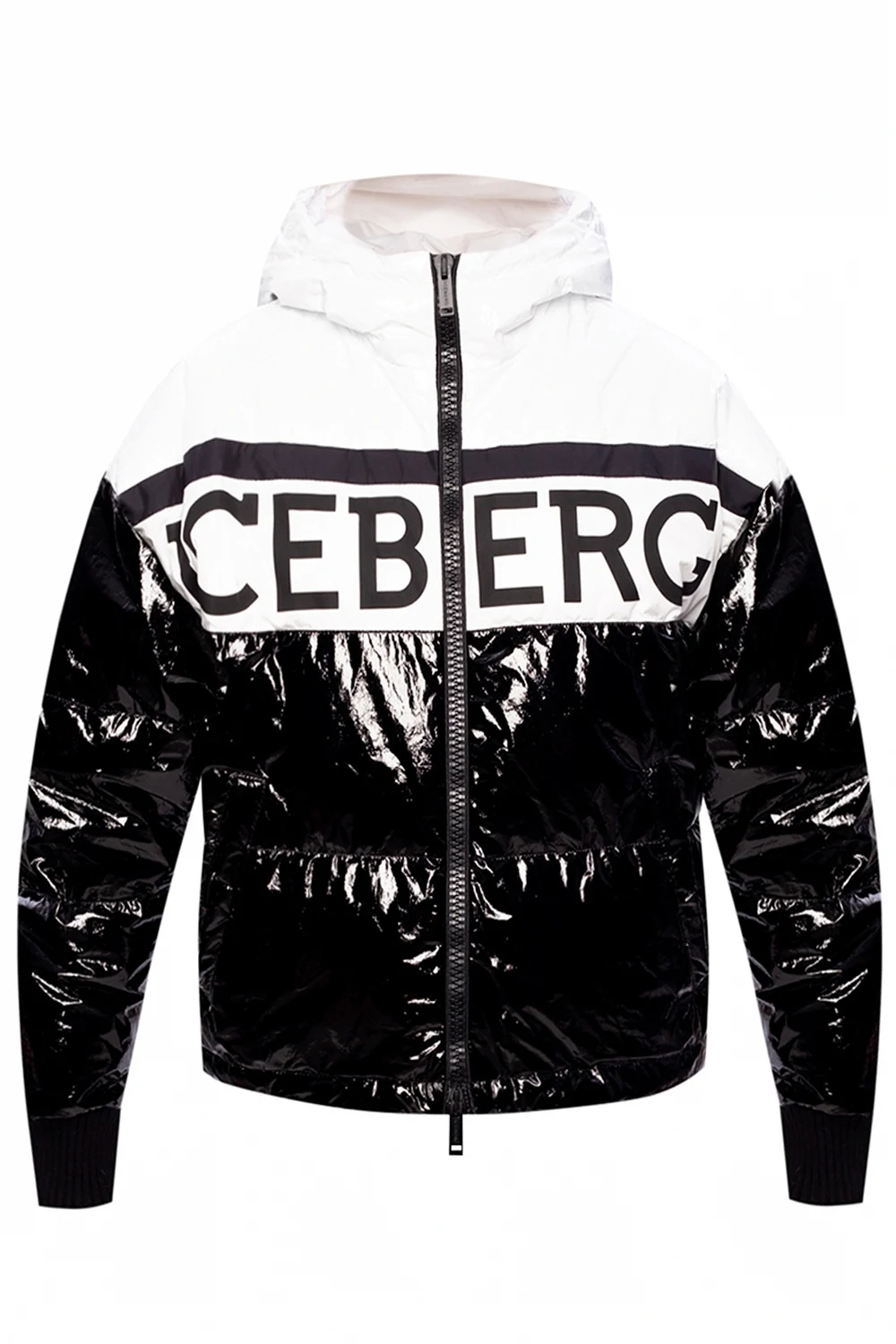 Quilted down coat