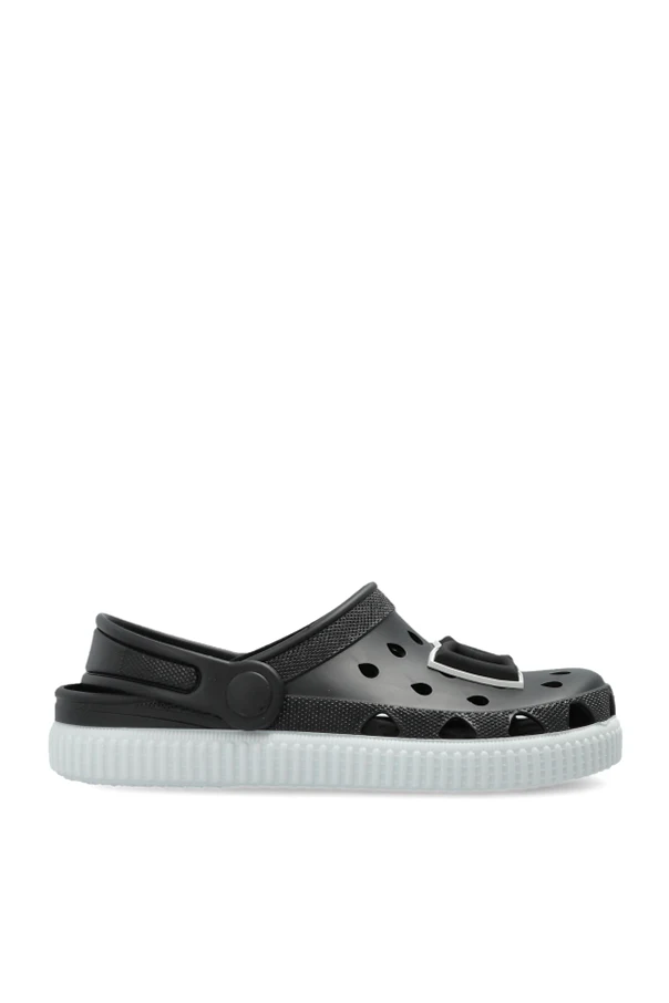 SCHWARZ Gummistiefel mit Logo