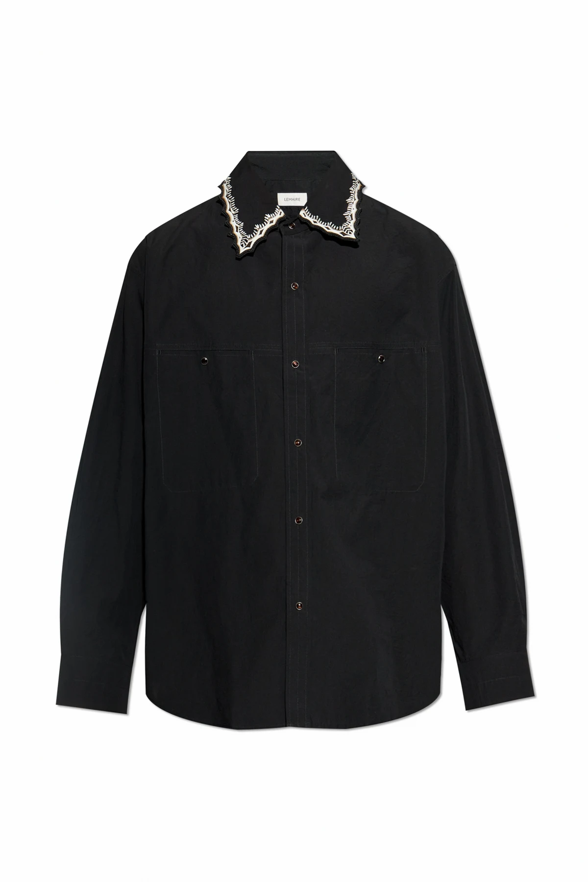 Koszula z dekoracyjnym kołnierzem