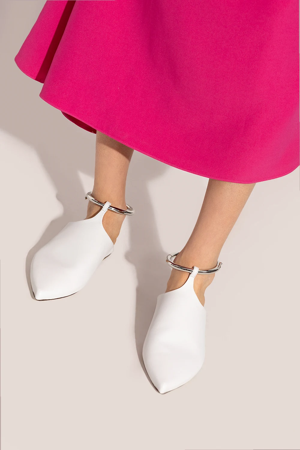 ‘Babouches’ leather slides