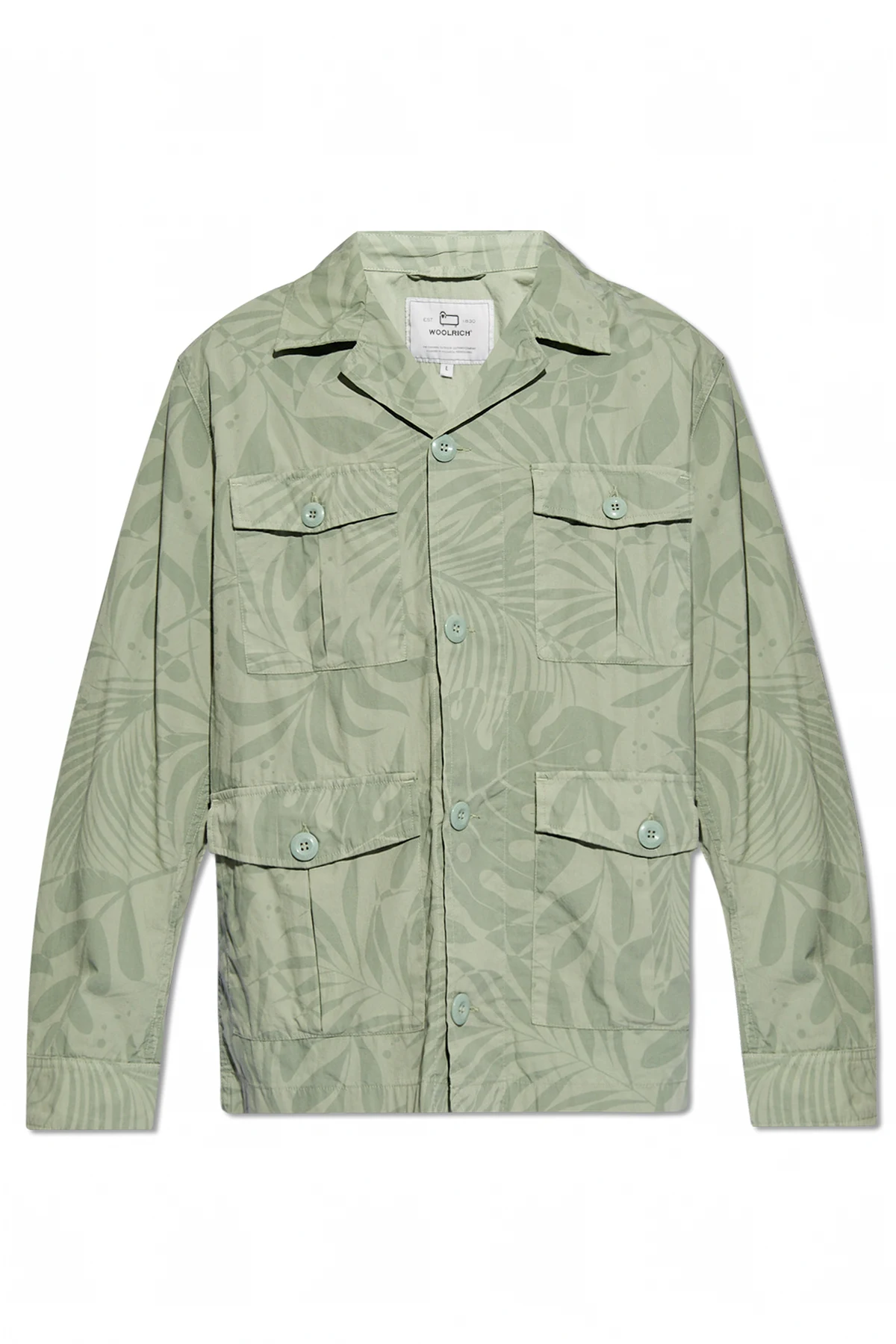 Lekka kurtka z motywem kwiatowym