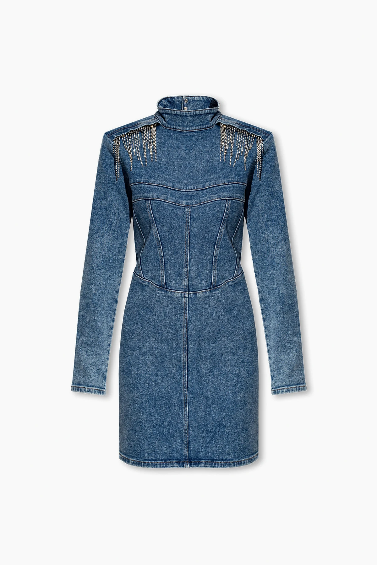 ‘Frillygz’ denim dress