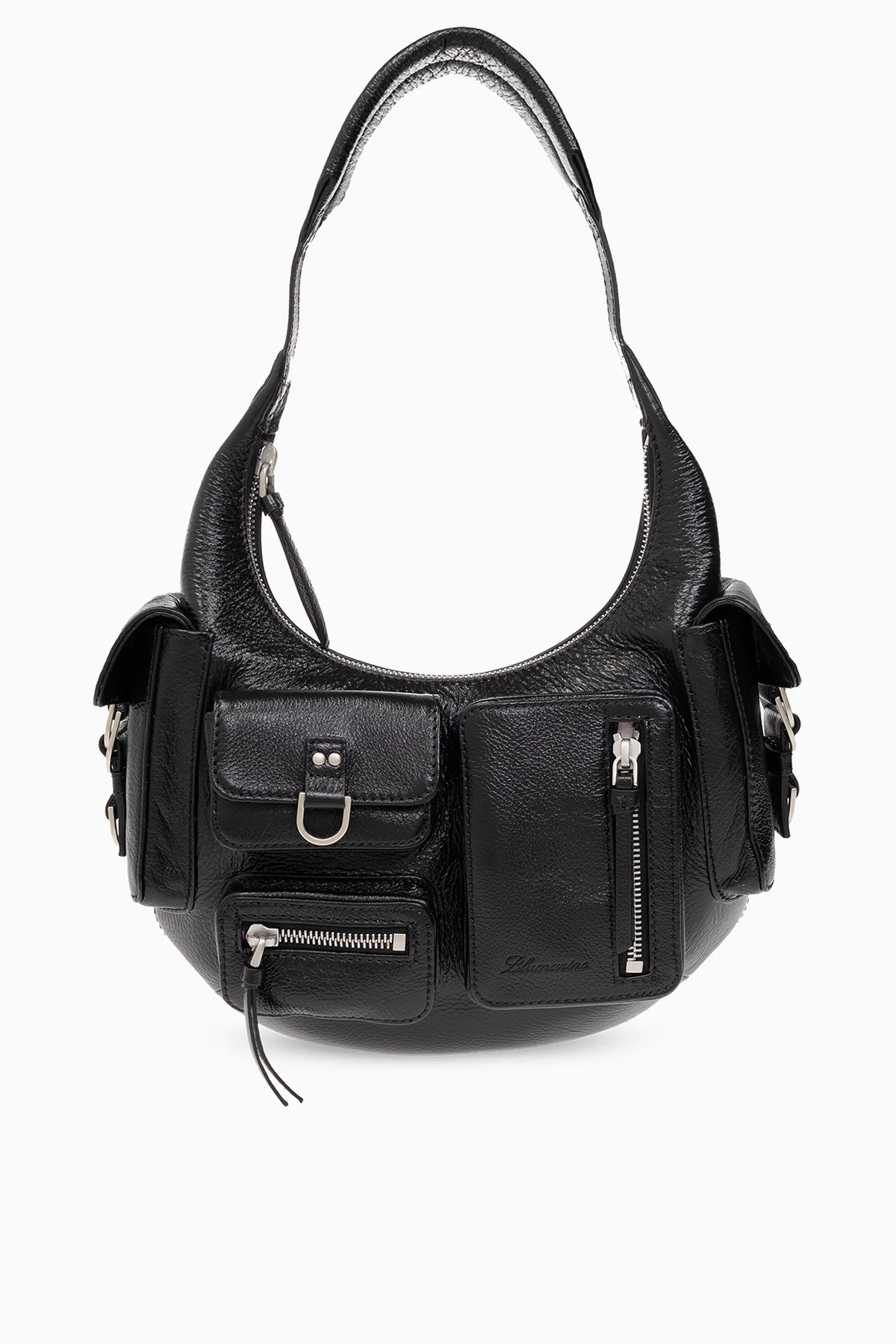 Leather shoulder bag