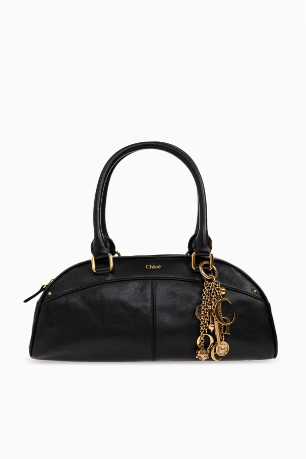 SCHWARZ Handtasche ‘Bowling’