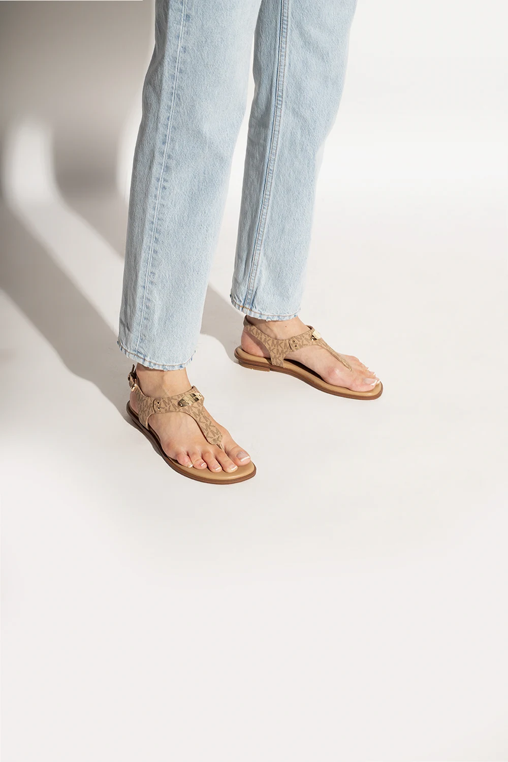 ‘MK Plate’ sandals
