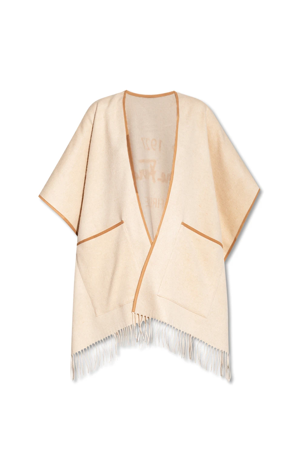 Poncho with logo