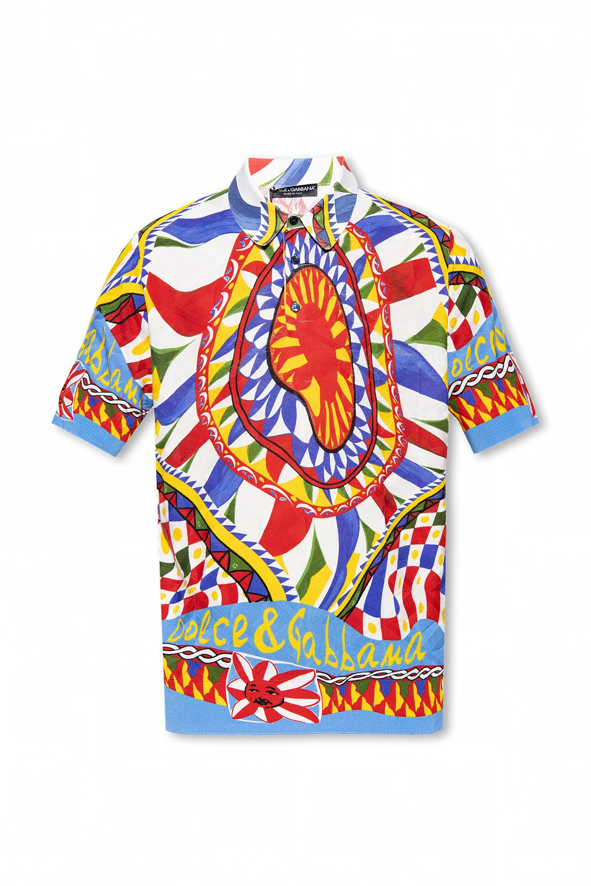 Silk polo shirt