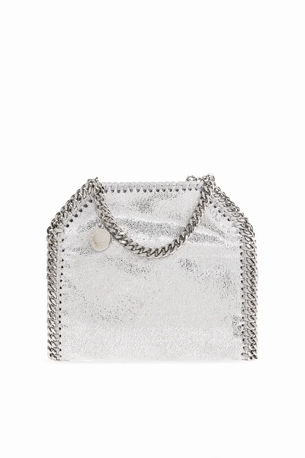 SILVER "Falabella Tiny" shoulder bag