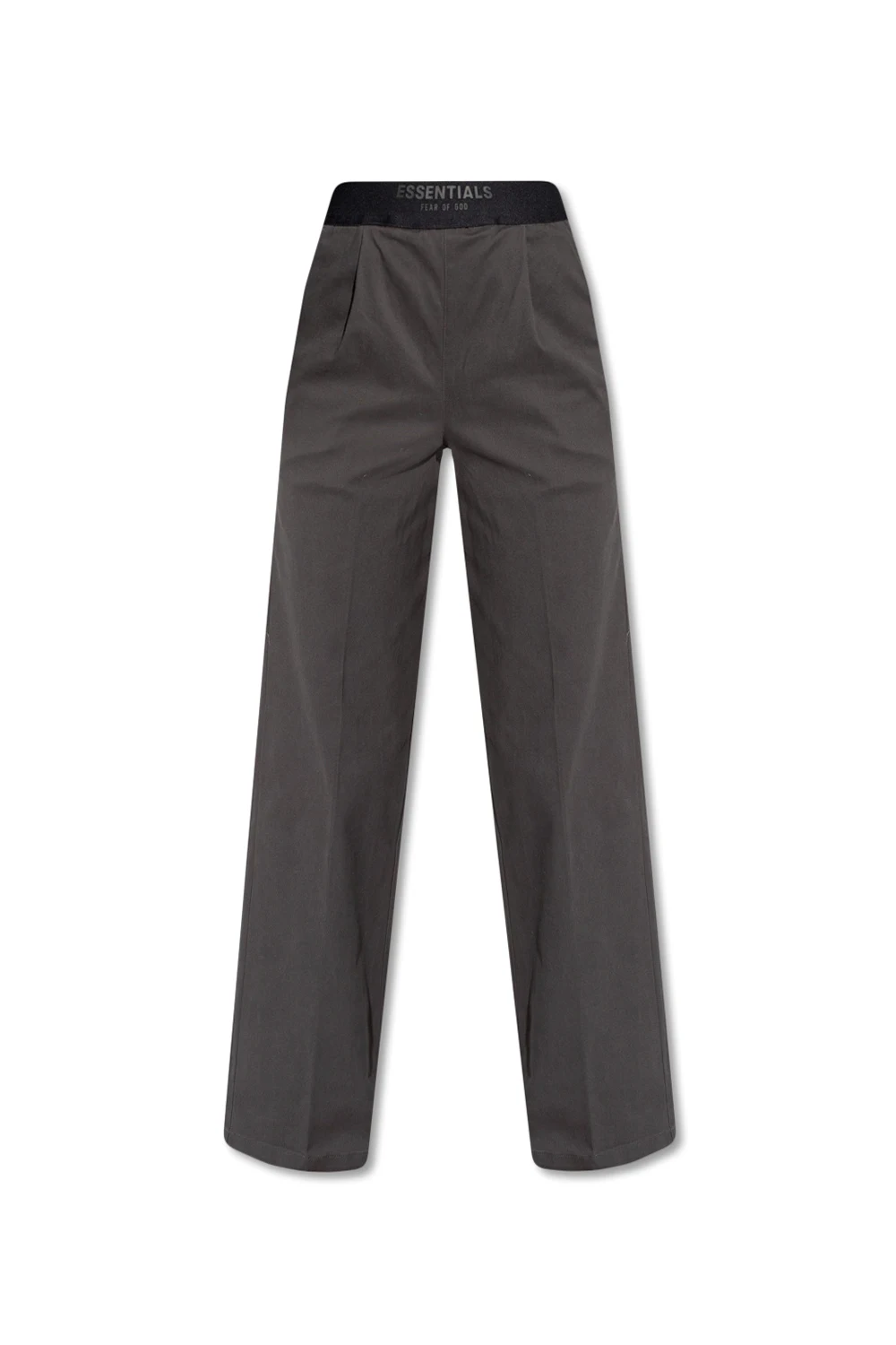 High-waisted trousers