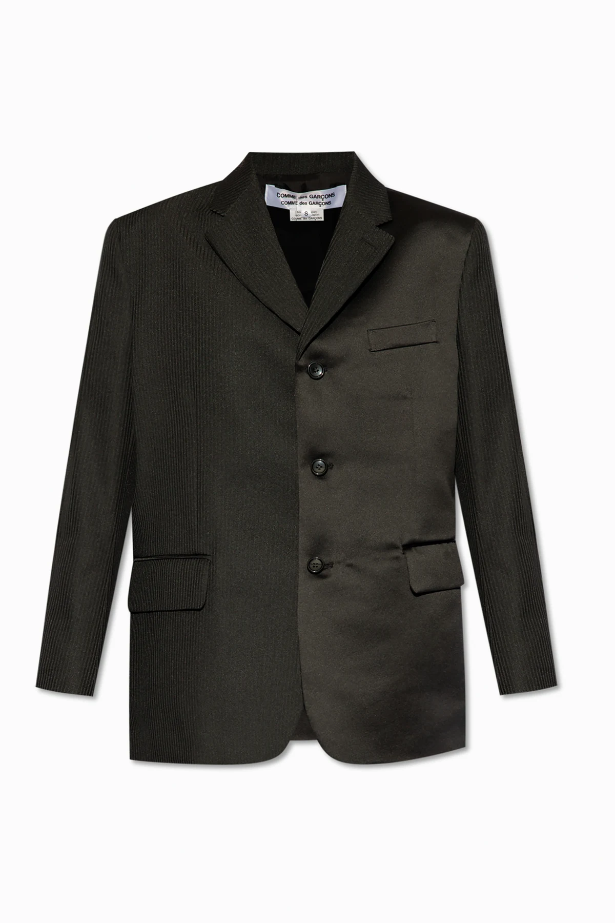 Blazer from combined materials