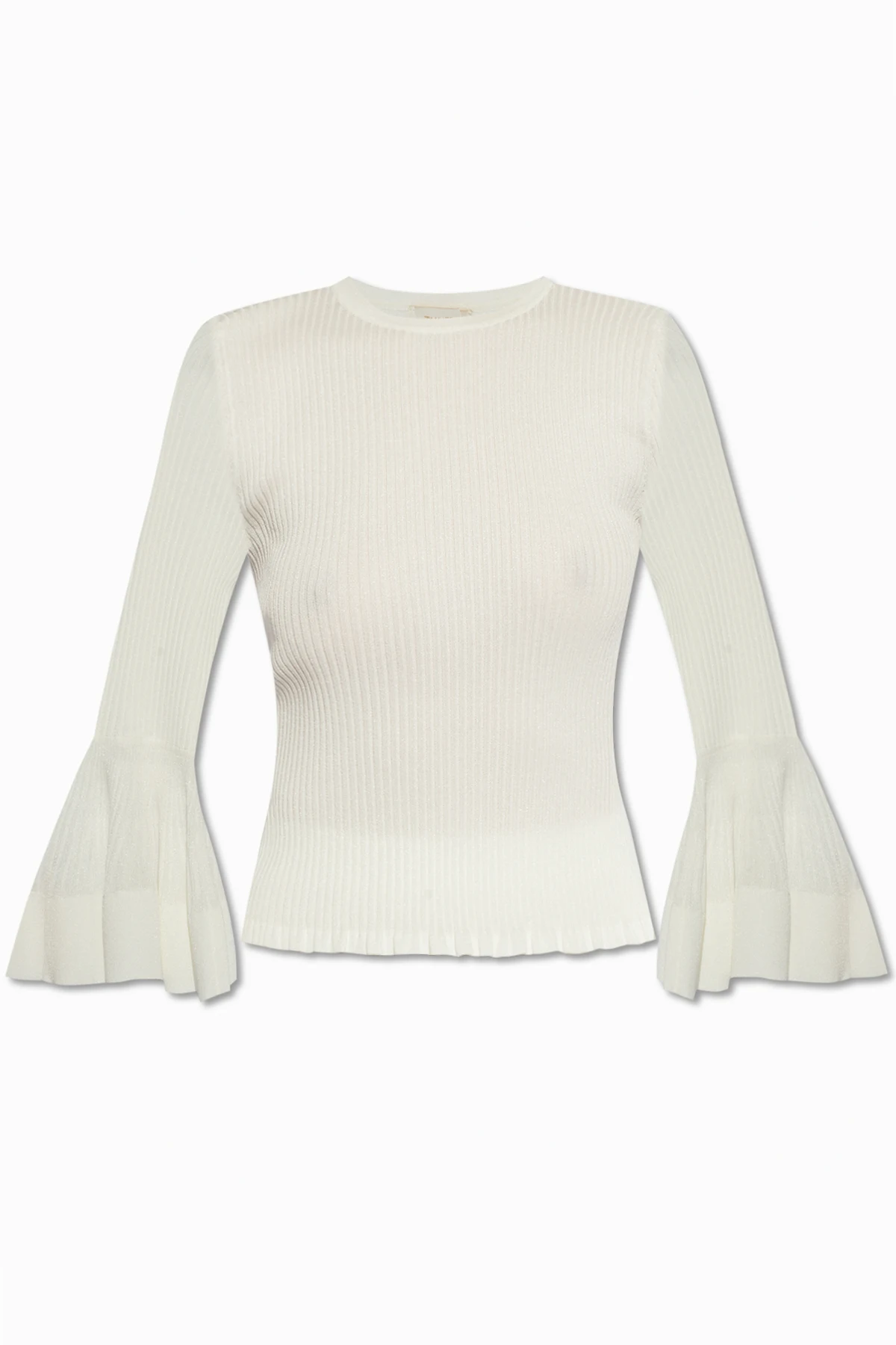 Ribbed top with lurex