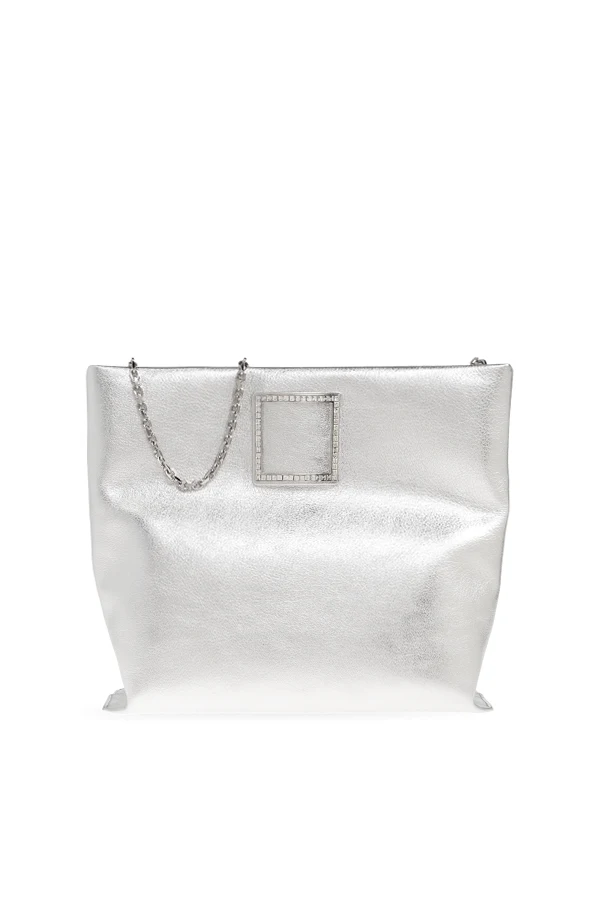 SILVER 'Trompette' clutch