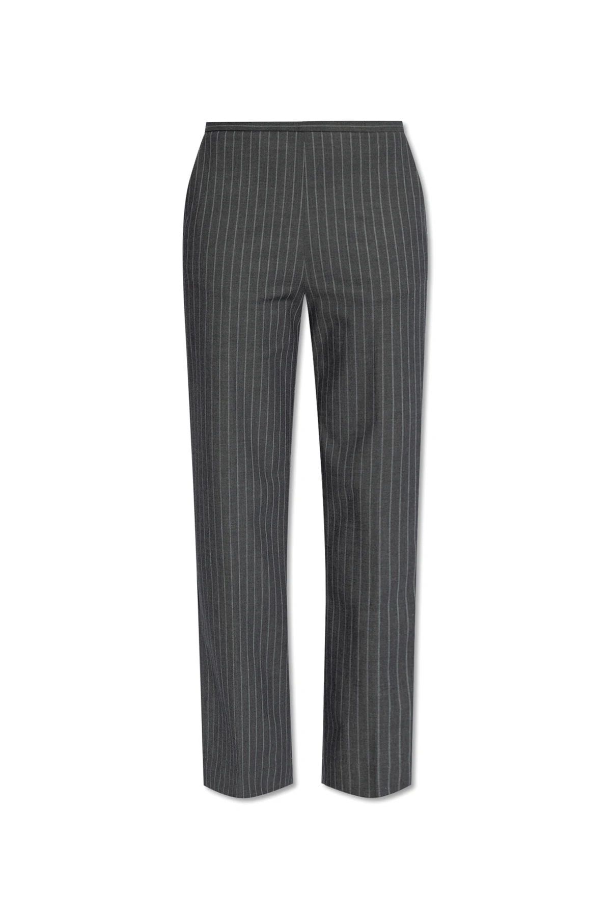 Pinstriped trousers