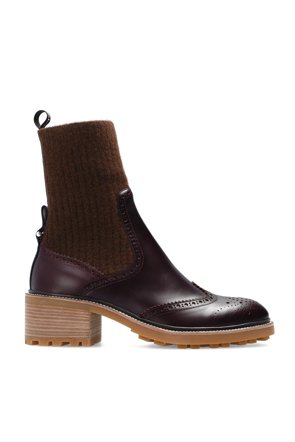 ‘Franne’ heeled sock ankle boots