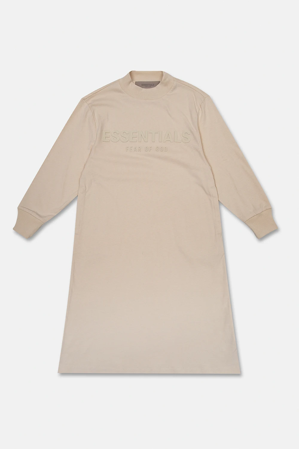 cream Dress with logo