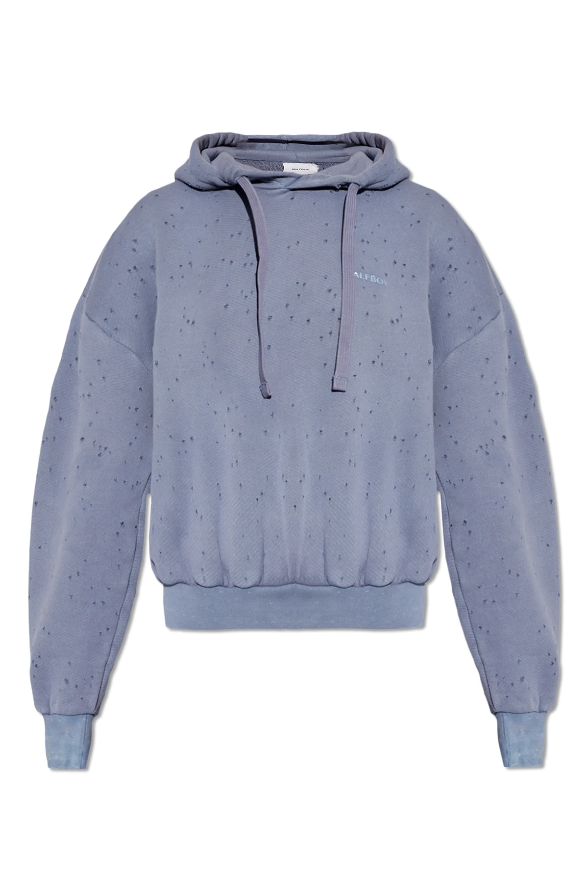 Hoodie with vintage effect