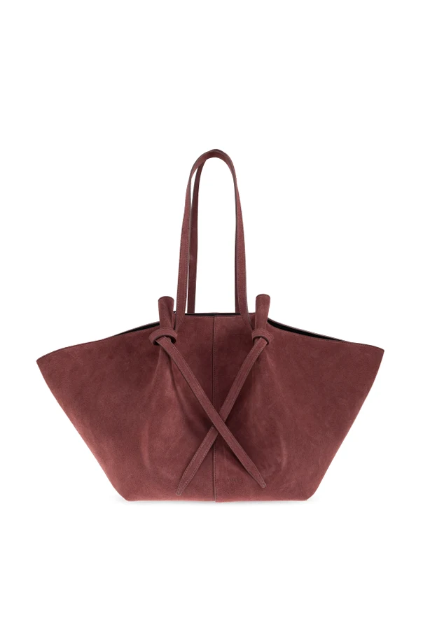 BURGUNDY 'Large Mochi' shopper bag
