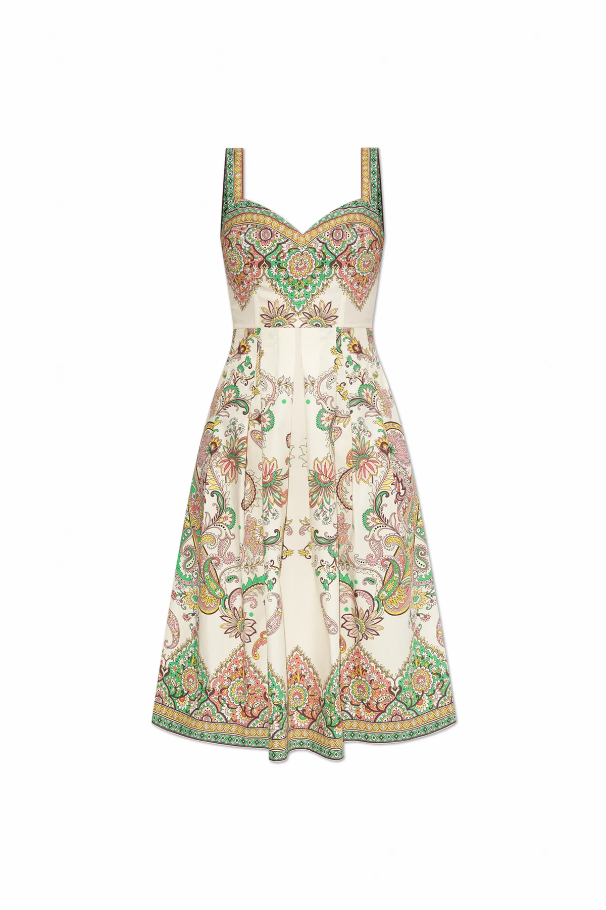Trägerkleid mit dekorativem Druck