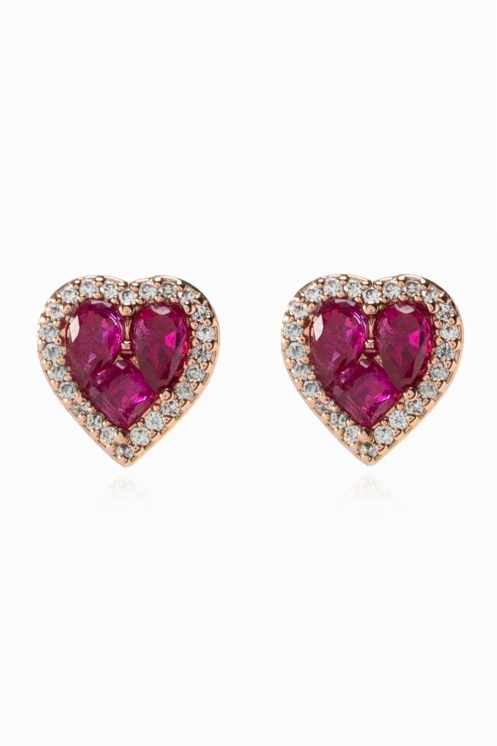 Heart-shaped earrings