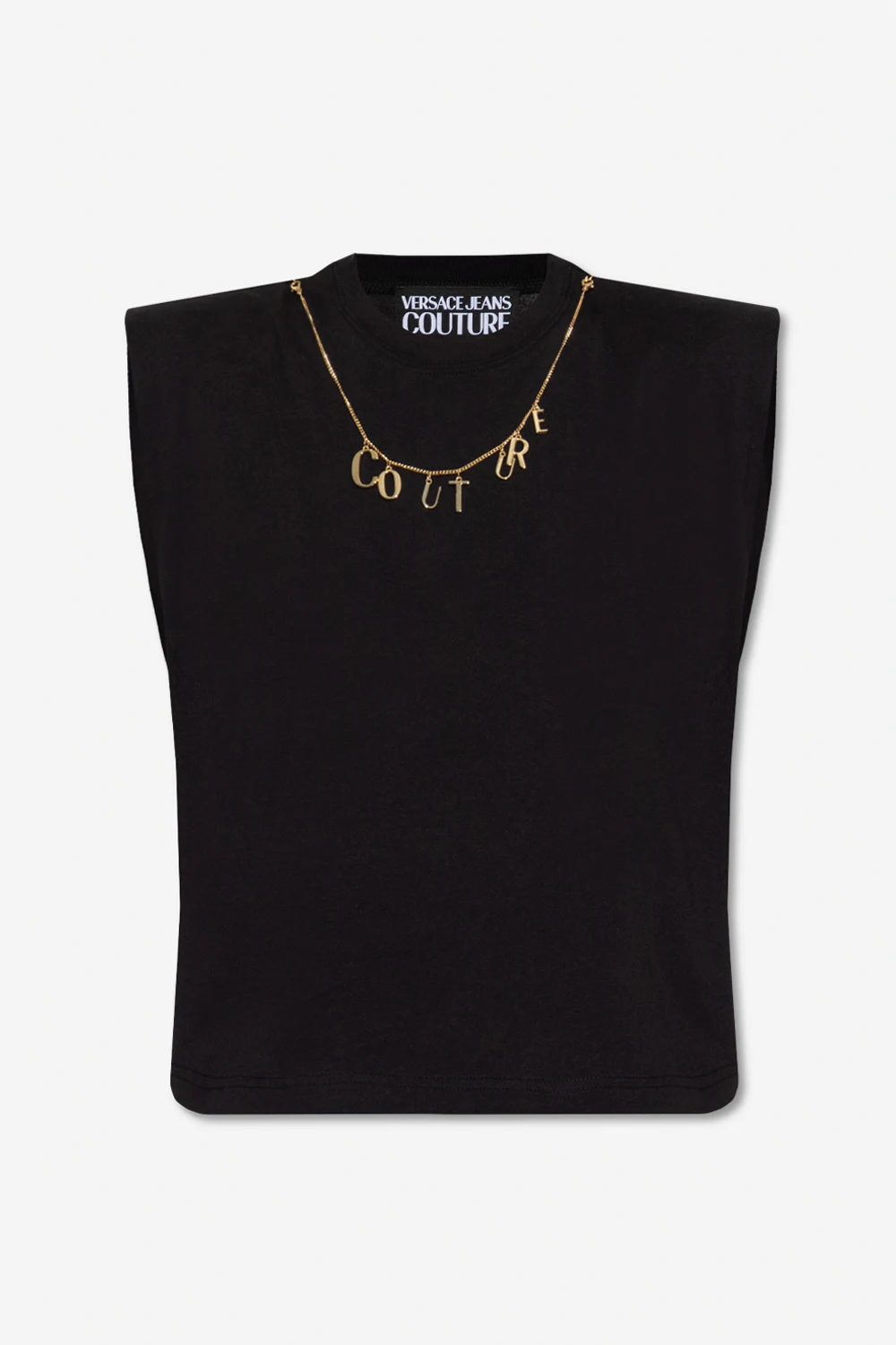 Top with necklace