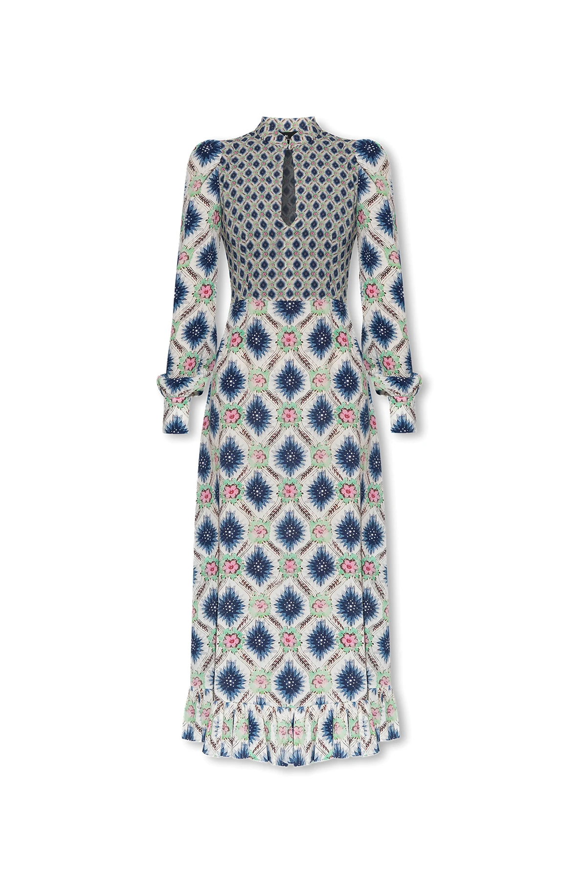 Dress with floral motif