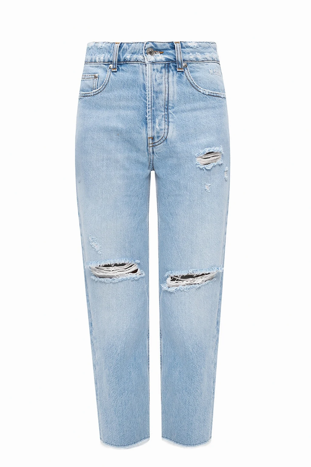 Distressed jeans