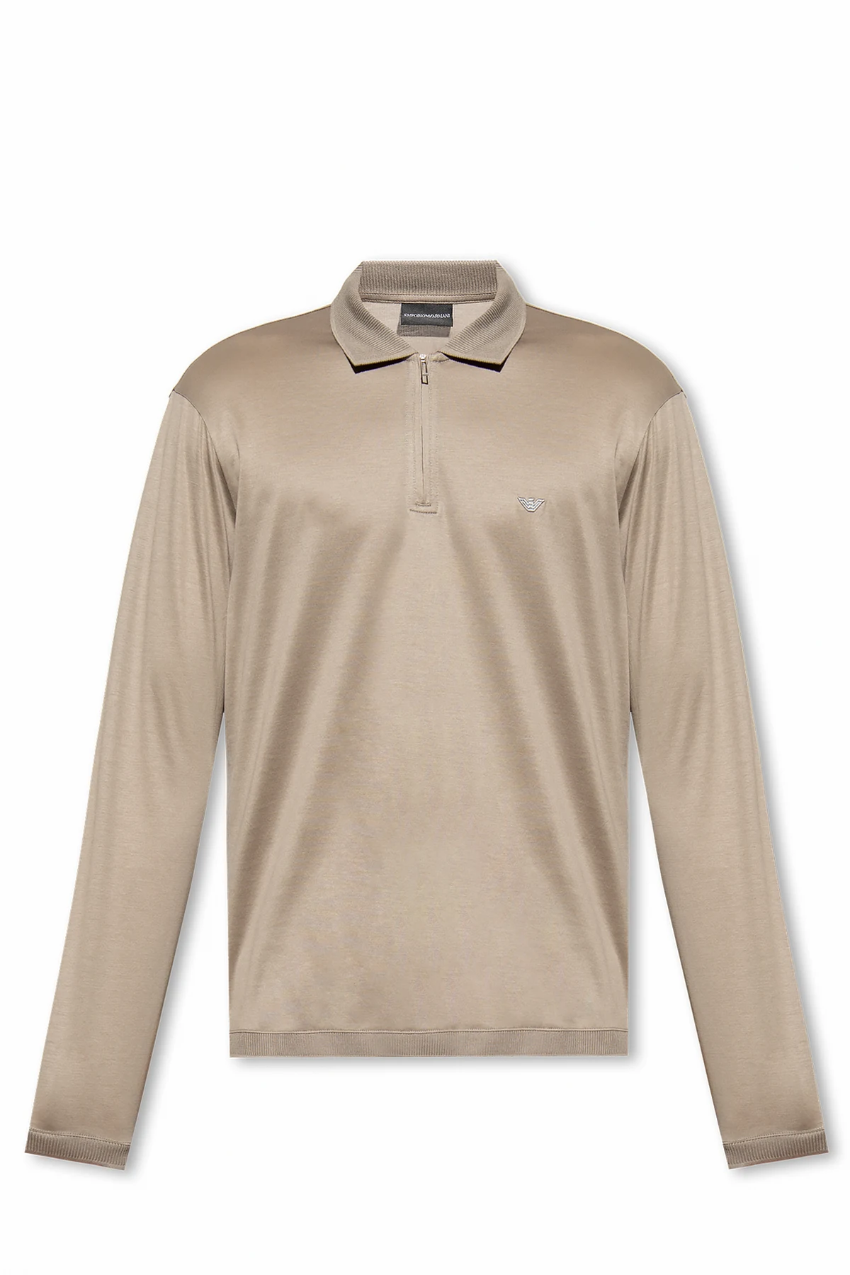 T-shirt polo z długim rękawem