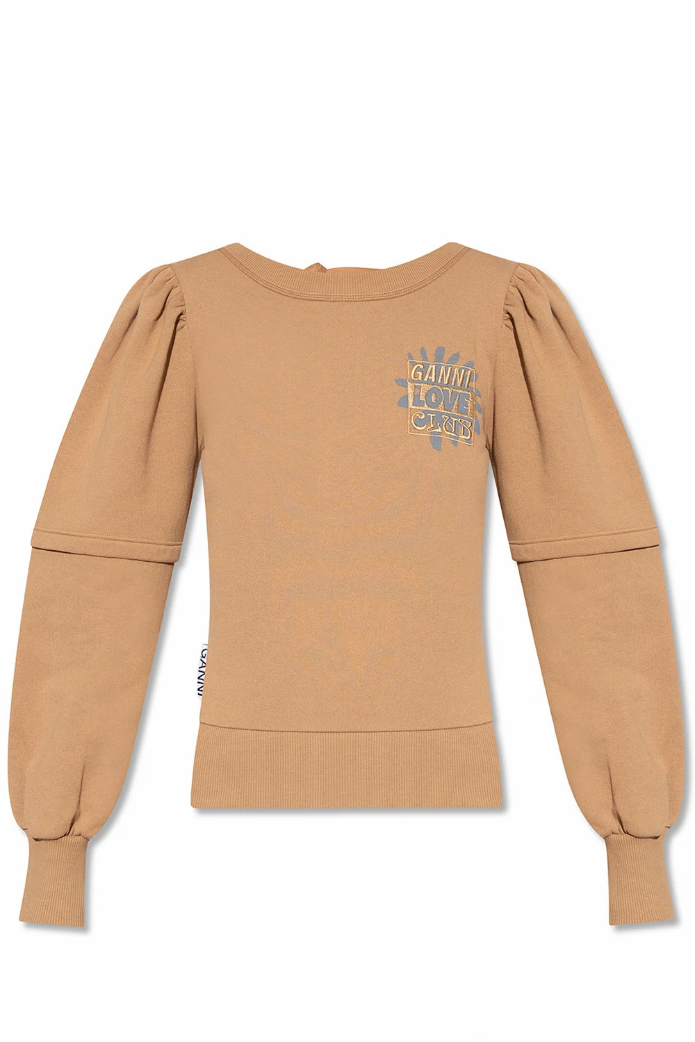 Sweatshirt with open back