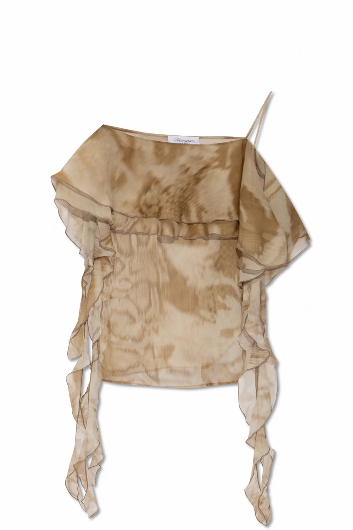 Top with ruffles