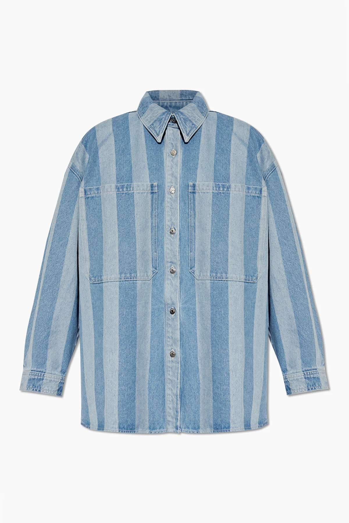 ‘Beaux’ oversize denim shirt