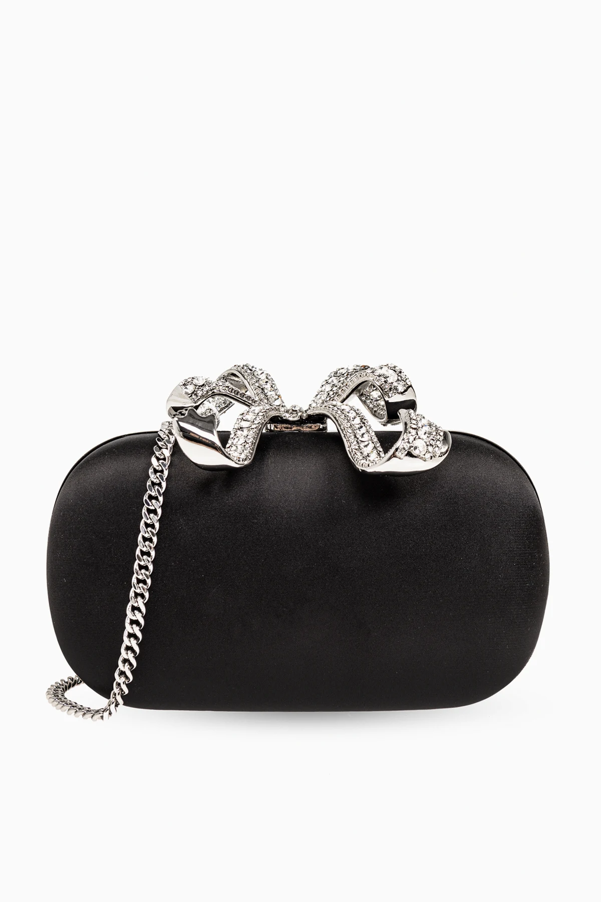 Satin shoulder bag 'Bow'
