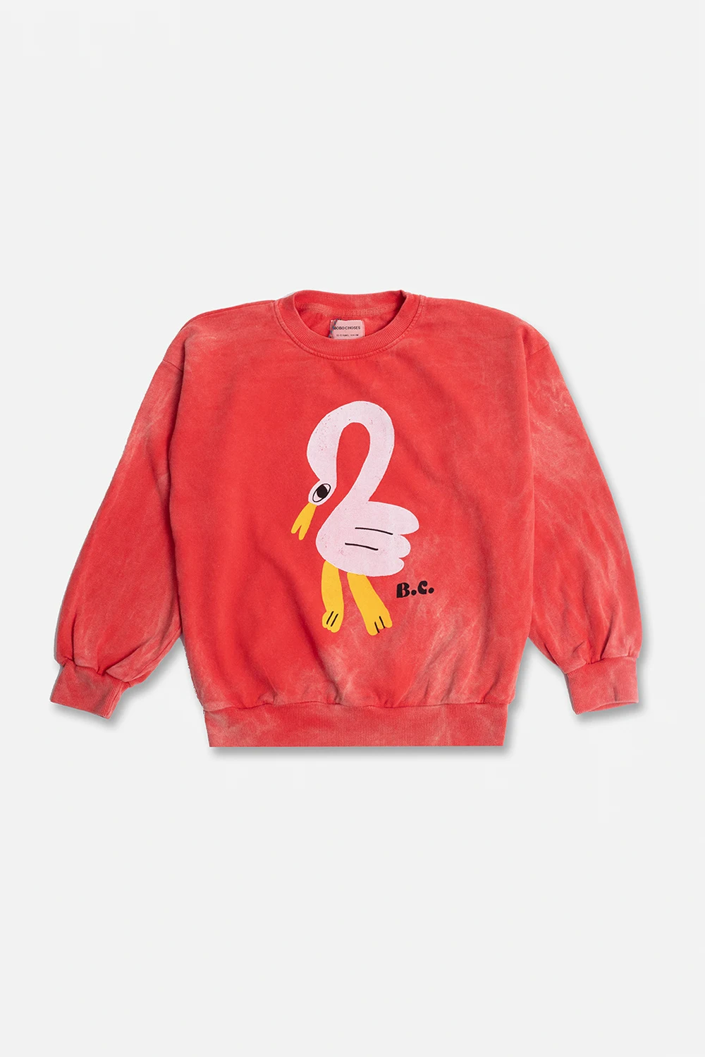 Sweatshirt with vintage effect