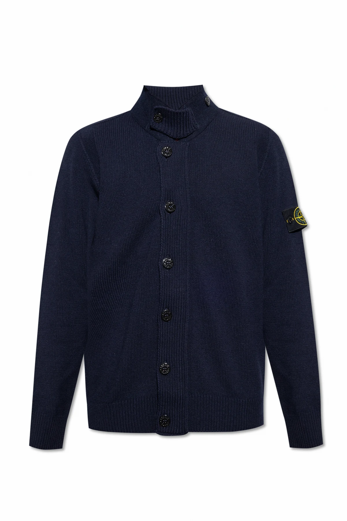 Cardigan with logo