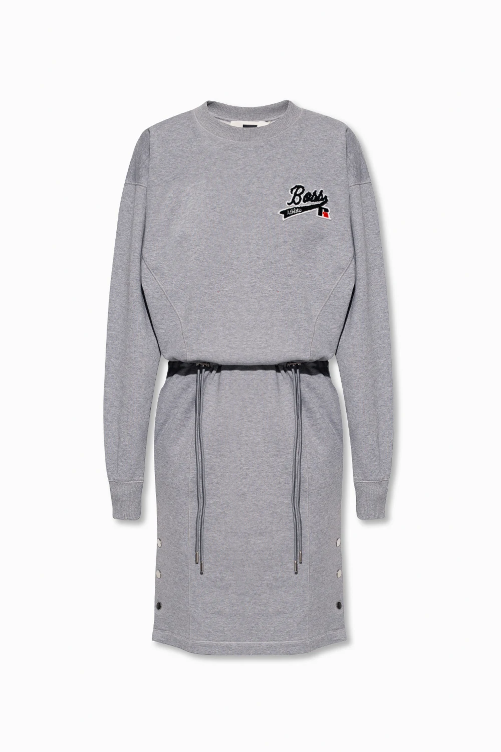 Dress with logo patch