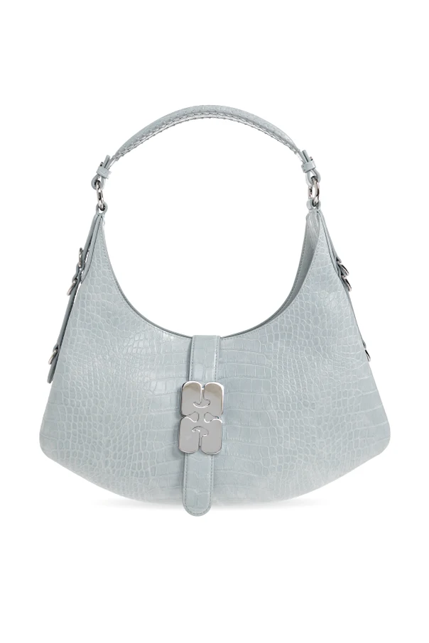HELLBLAU Schultertasche aus Eco-Leder