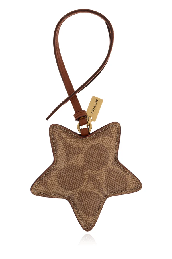 BROWN Star-shaped pendant