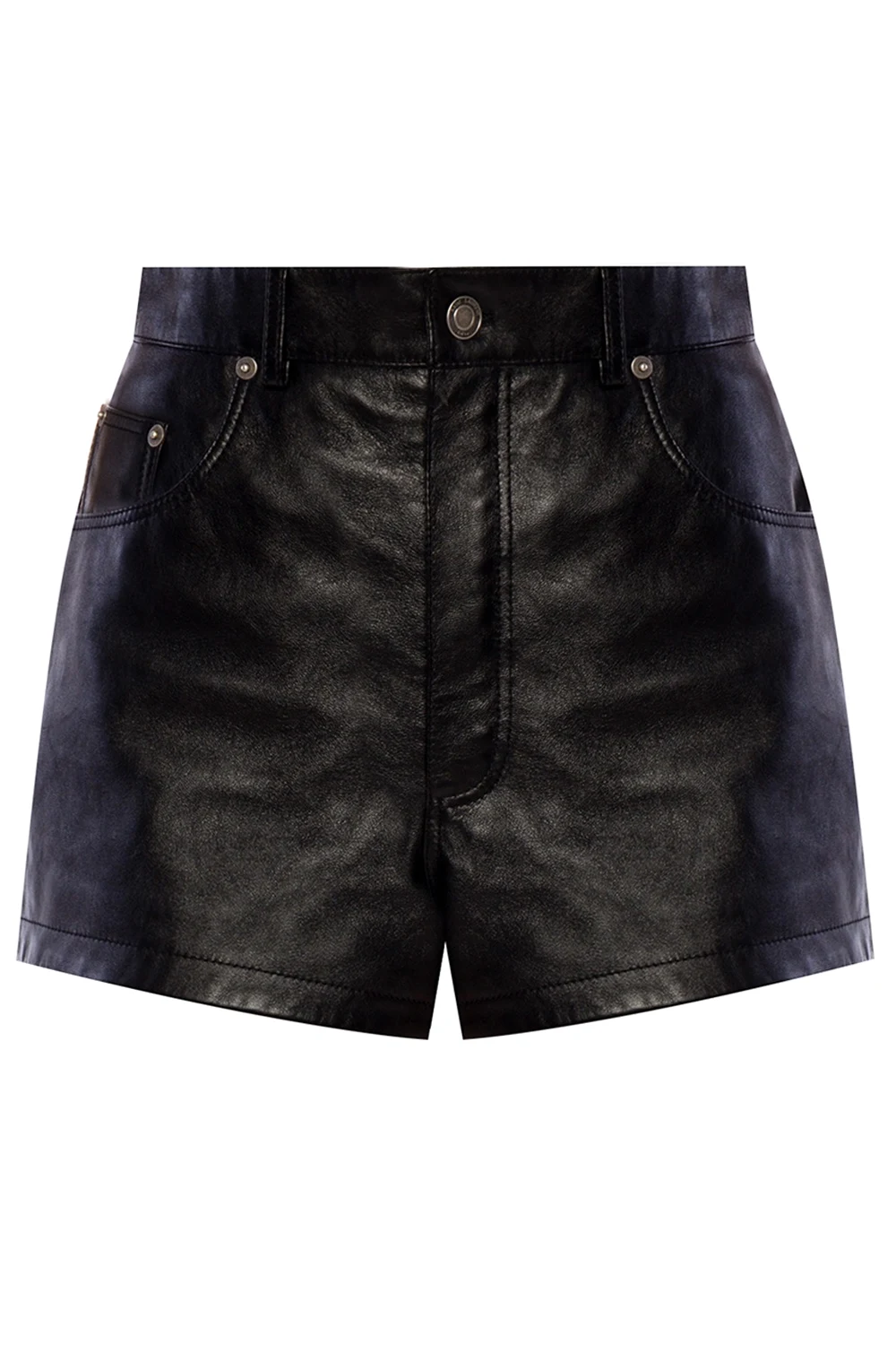 Leather shorts
