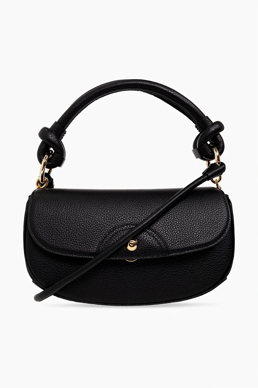 ‘Glam’ leather shoulder bag