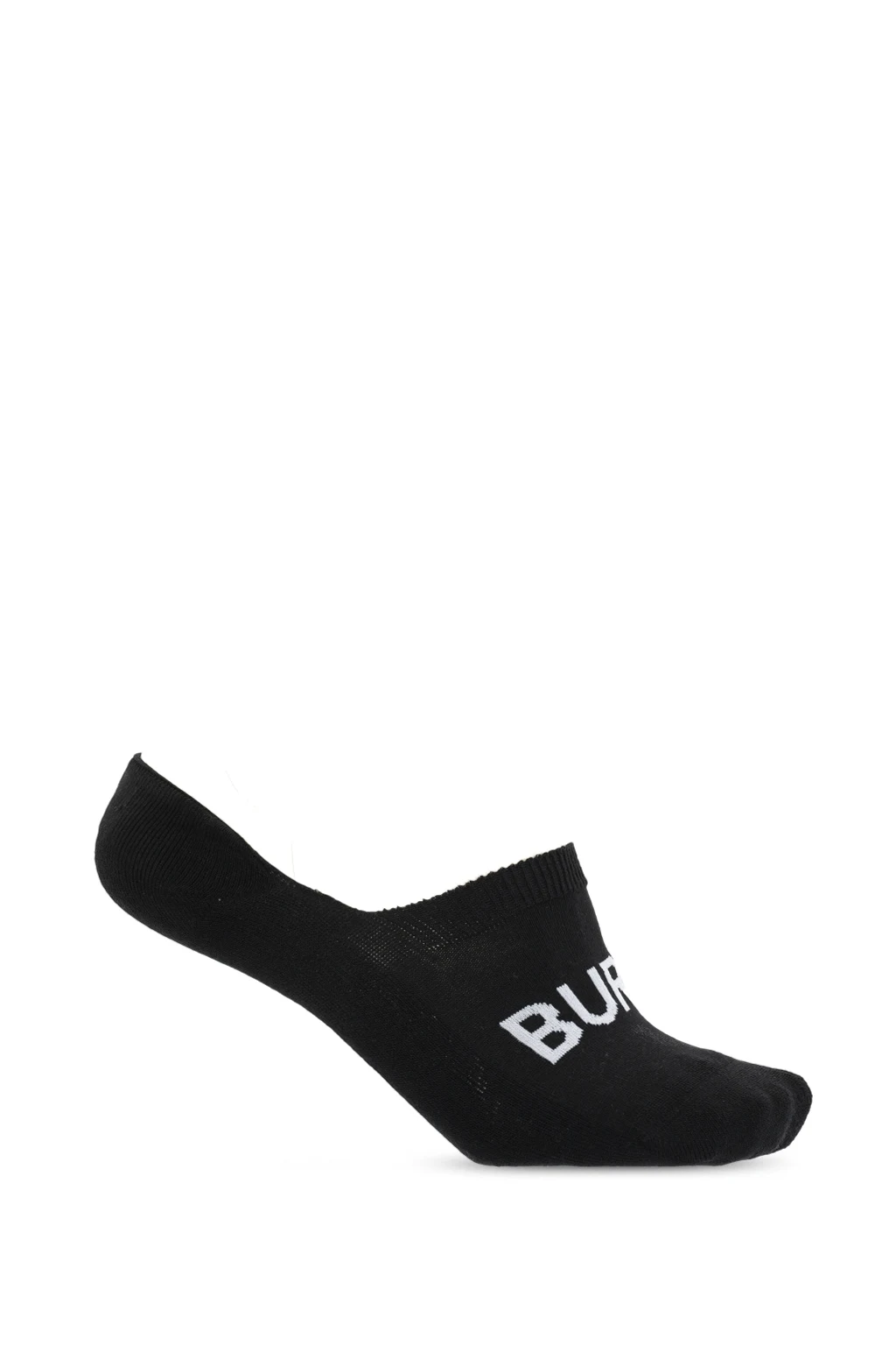Logo-embroidered no-show socks
