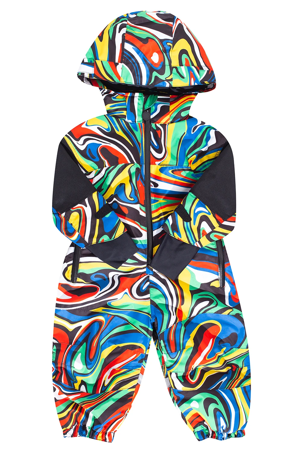 Hooded ski jumpsuit