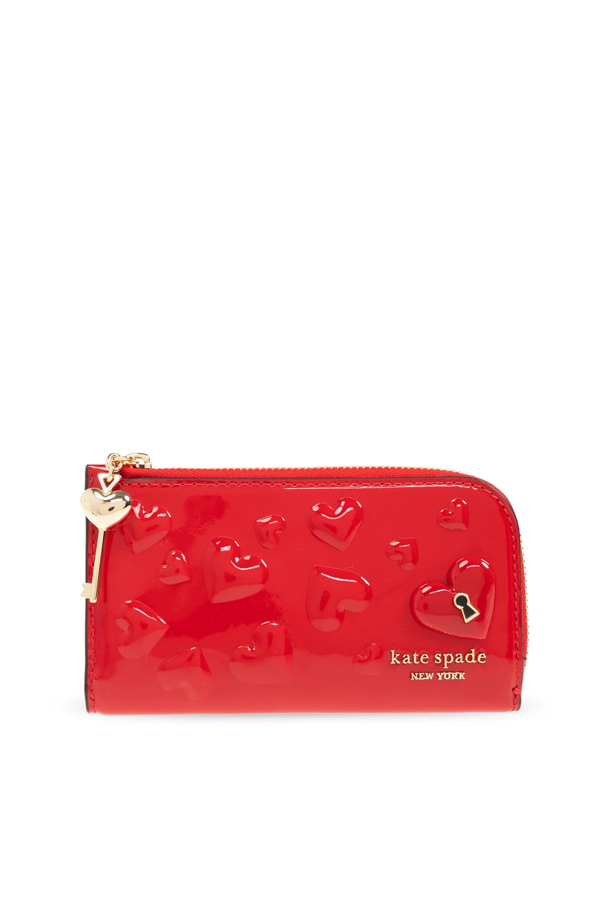 RED Leather wallet