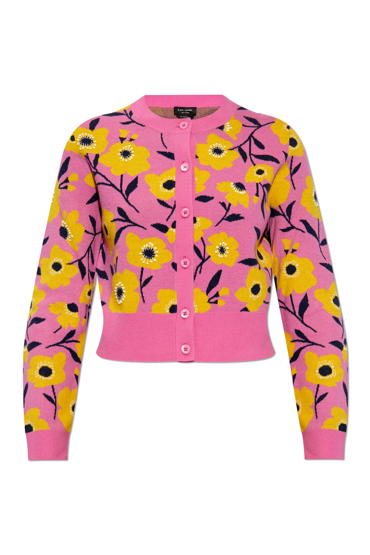 Floral pattern cardigan