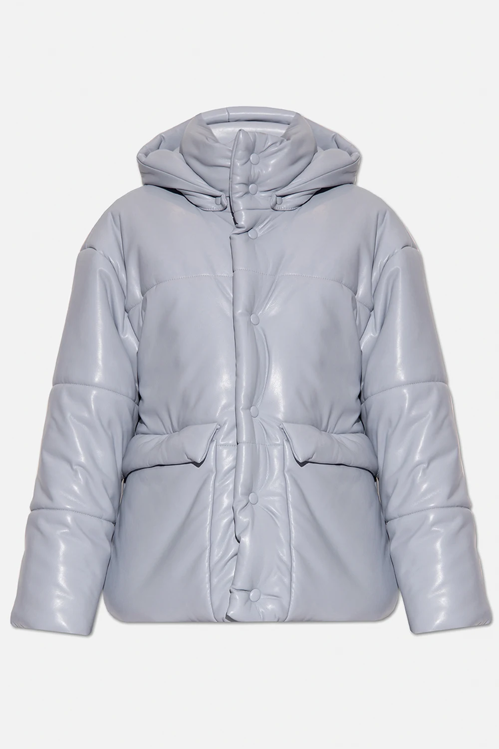 Ocieplana kurtka ze skóry wegańskiej ‘Hide’