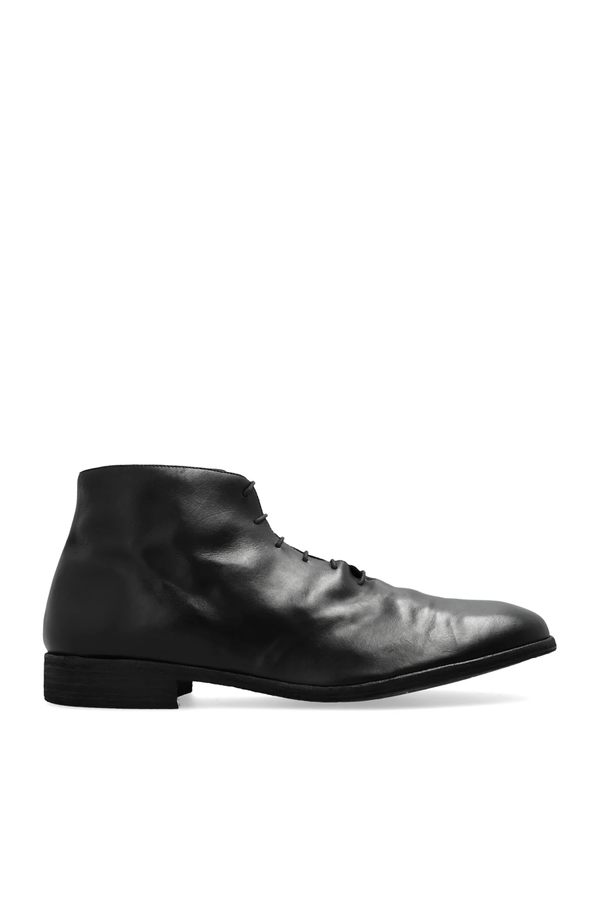 Leather ankle boots