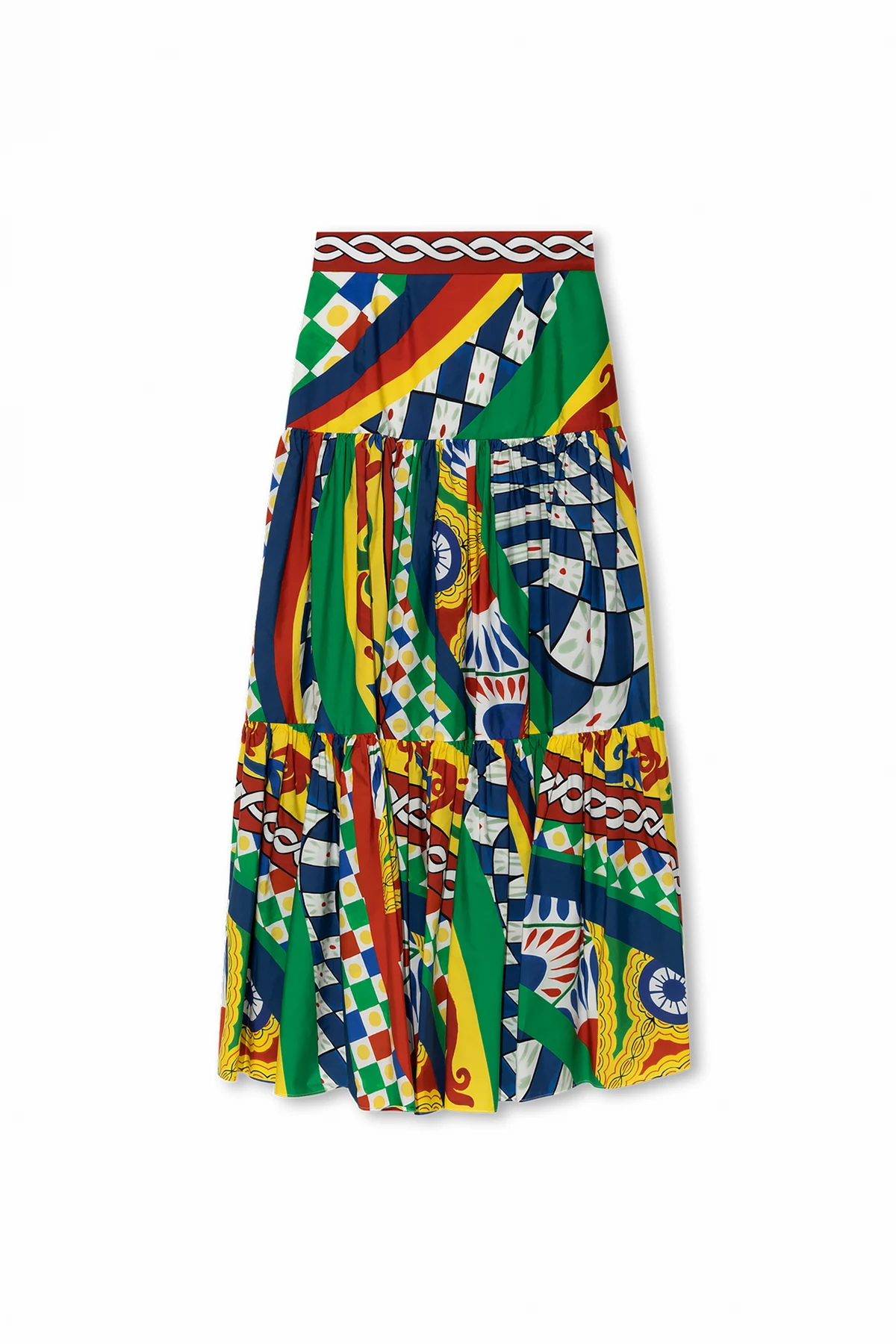 Carretto print skirt