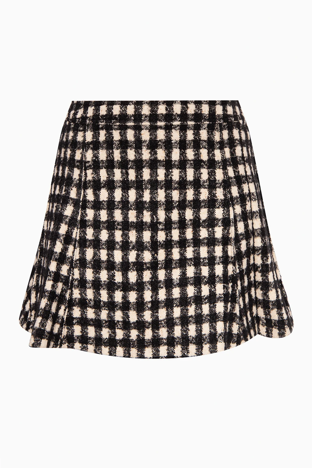 Checked skirt